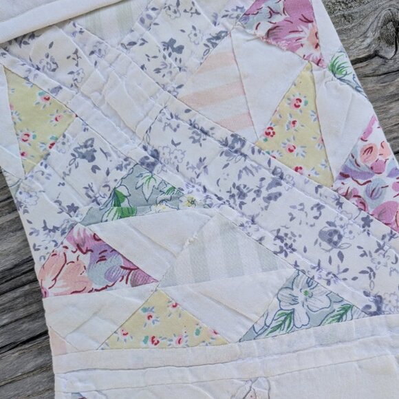 Christmas Stocking Multi Colored Patchwork - Picture 3 of 7